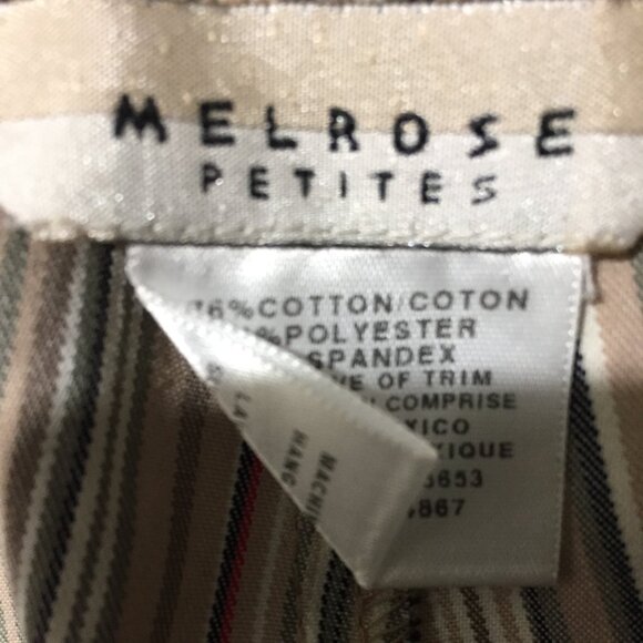 MELROSE STRIPE PANTS SIZE 12P/12 - Picture 6 of 6